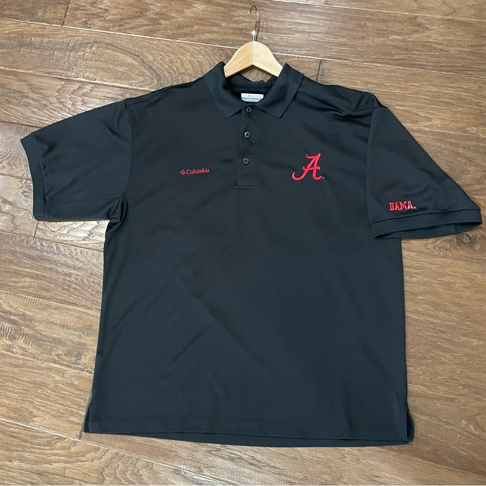 Columbia Omni-shave PFG Alabama Polo Black